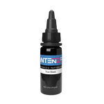 1oz bottle of Intenze's True Black tattoo ink