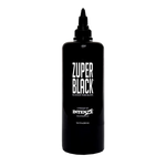 12oz tattoo ink bottle of Zuper Black by Intenze
