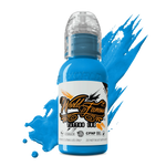 Einstein Blue 1oz bottle by World Famous Tattoo Ink