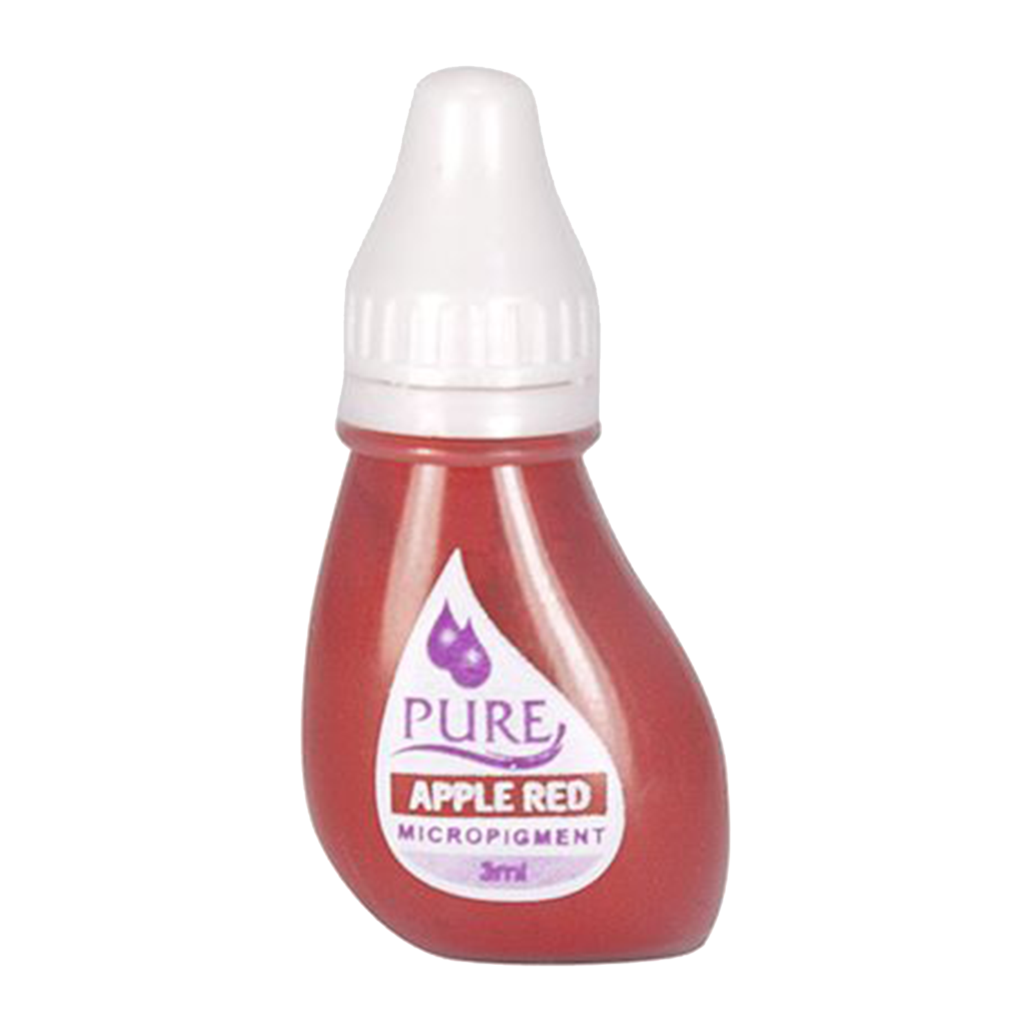 Apple red SPMU pigment bottle by Biotouch