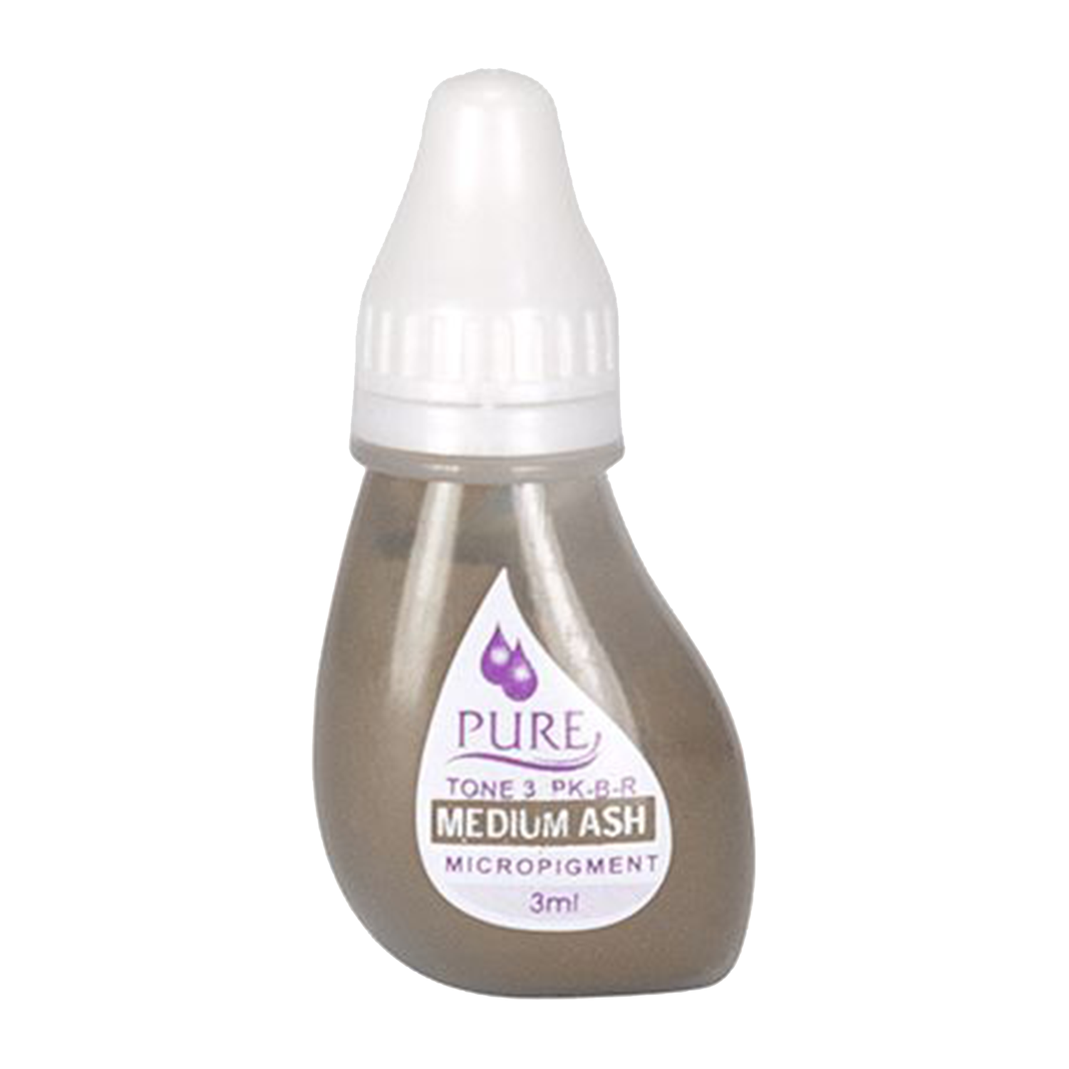 Medium Ash SPMU pigment bottle by Biotouch