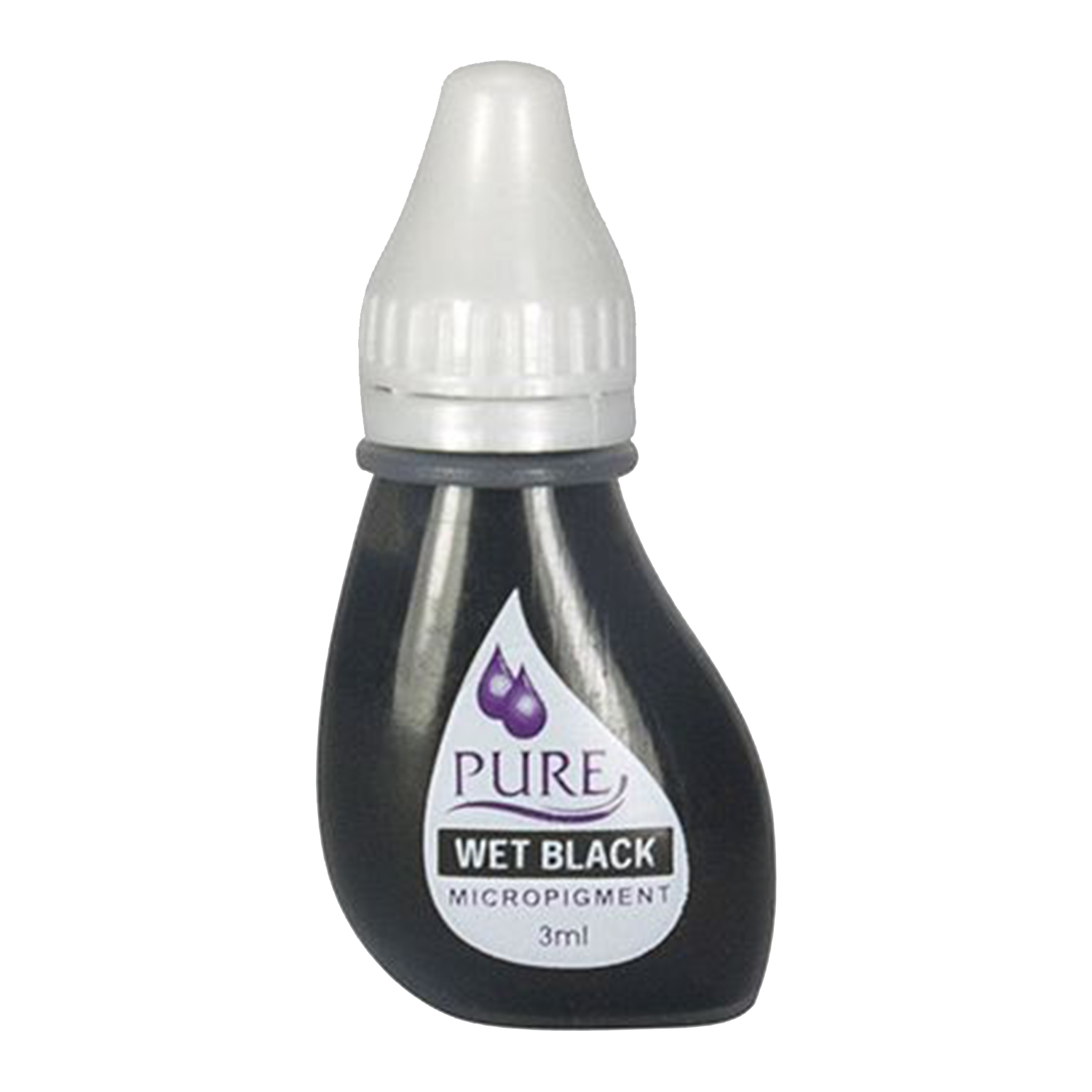 Wet Black SPMU pigment bottle by Biotouch