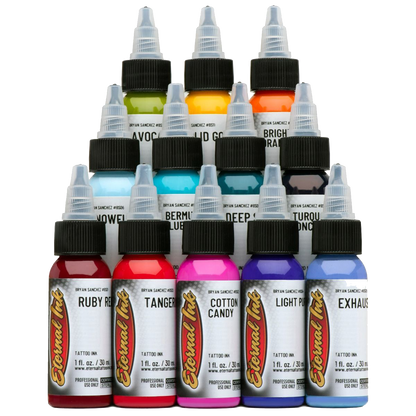 Bryan Sanchez Watercolour tattoo ink set by Eternal Ink