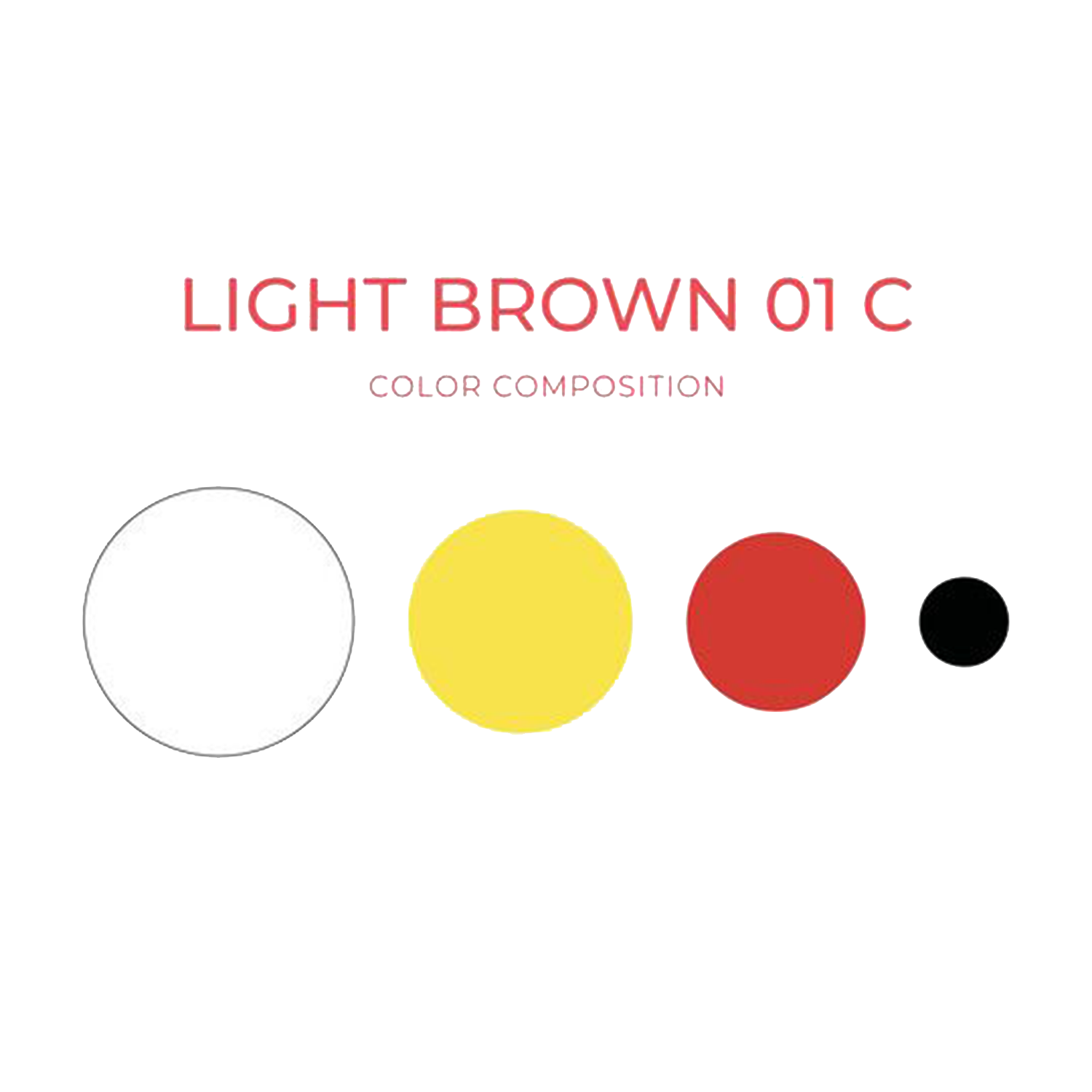 Colour composition of Cheyenne Artyst Pigment Light Brown