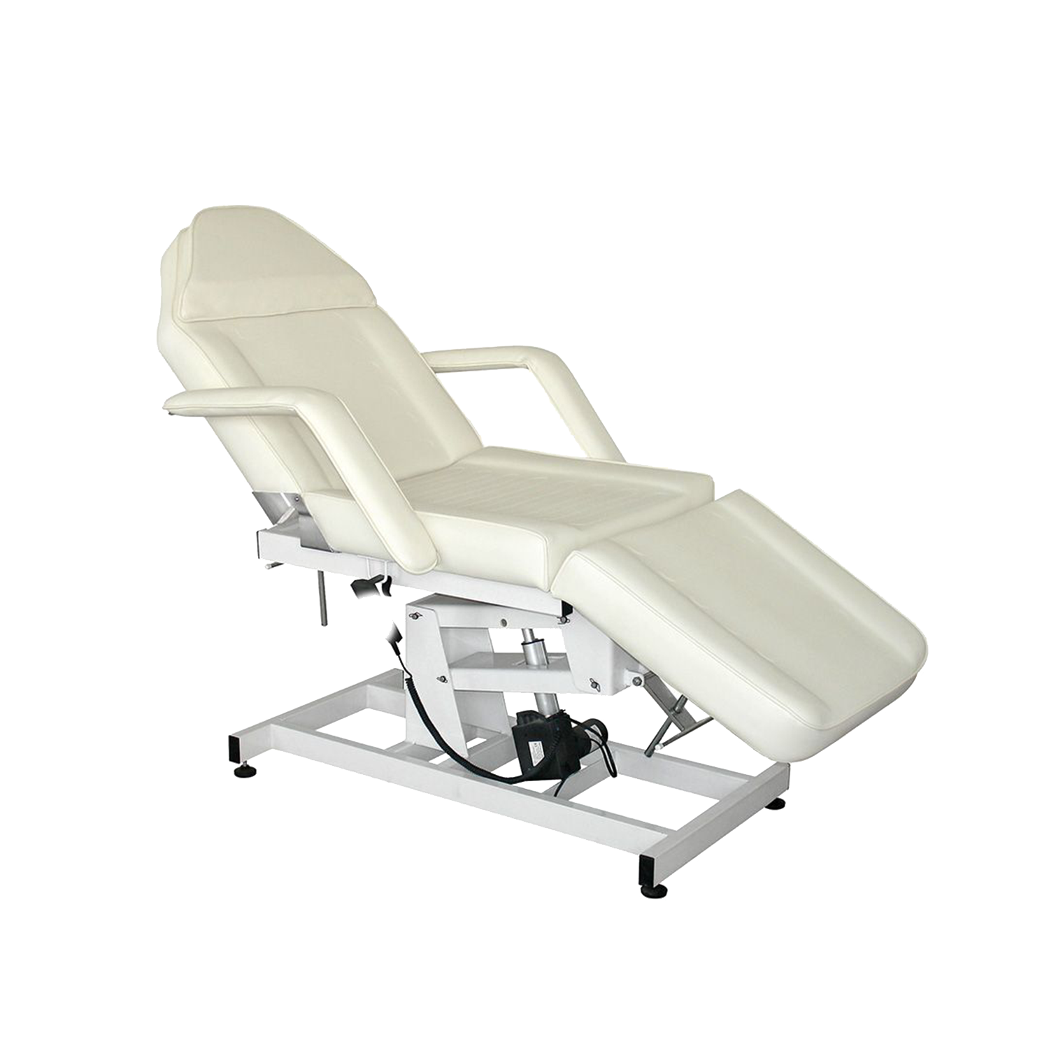 White variant of the Electronic Pro Tattoo Client Chair by ComfortSoul