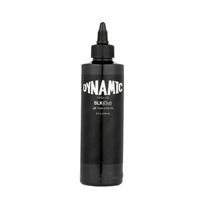 Bottle of Dynamic Blkout Tattoo Ink