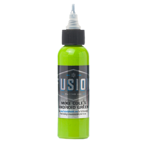 Android Green tattoo ink bottle by Fusion