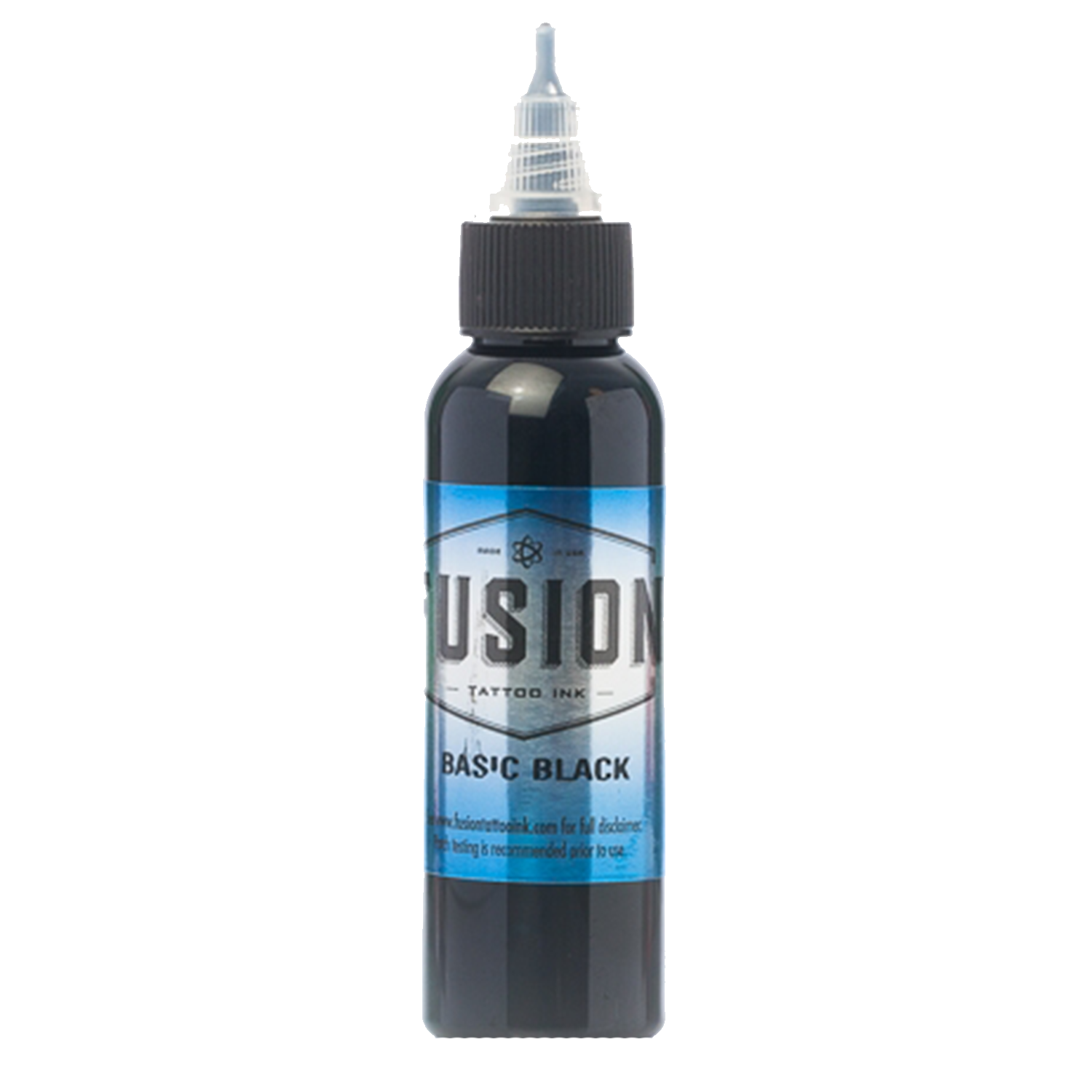 Basic Black tattoo ink bottle by Fusion