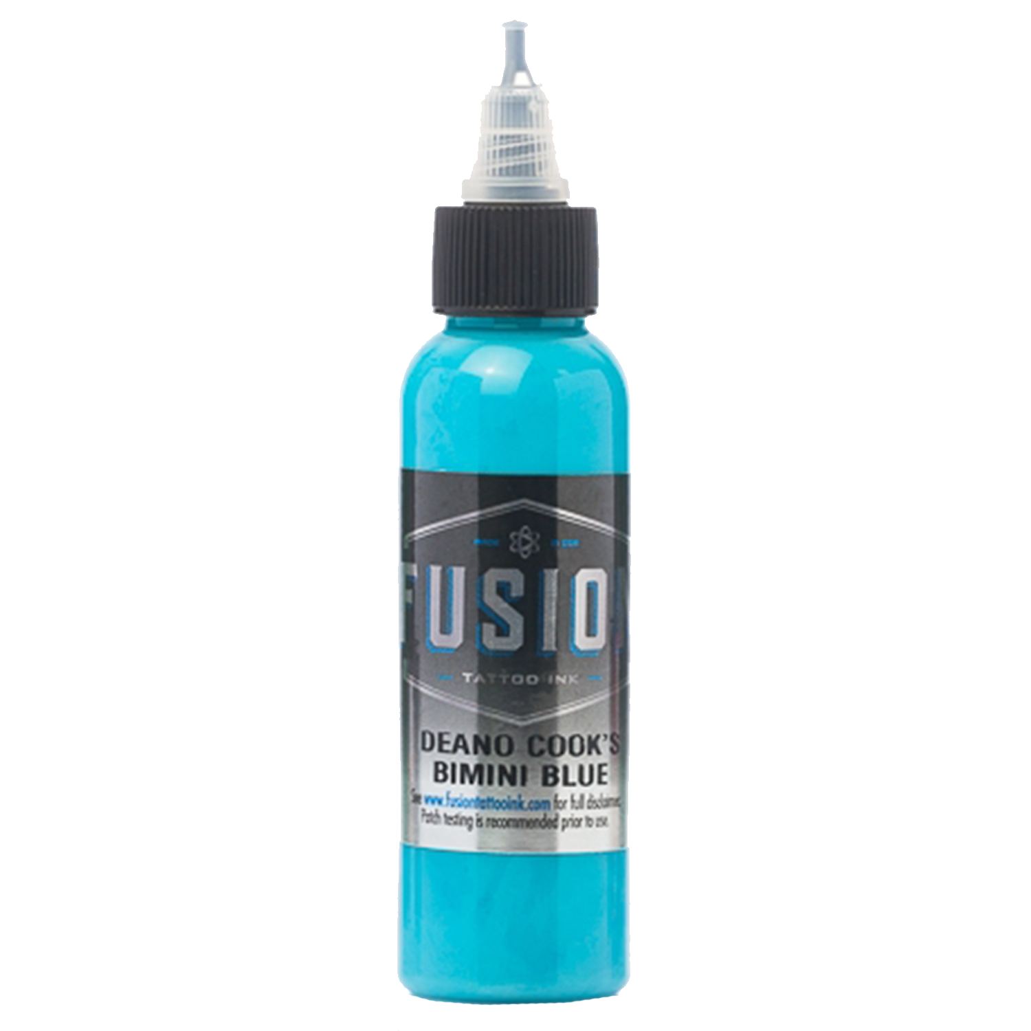 Bimini Blue tattoo ink bottle by Fusion