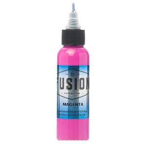 Magenta tattoo ink bottle by Fusion