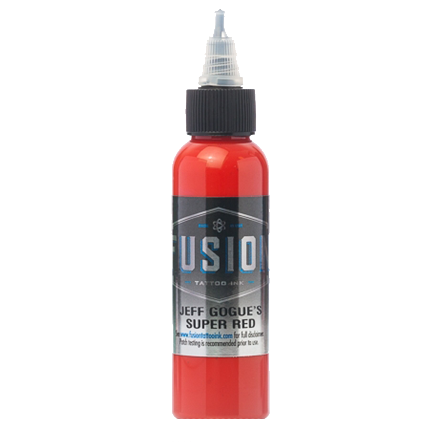 Super Red tattoo ink bottle by Fusion