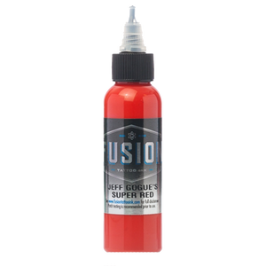 Super Red tattoo ink bottle by Fusion