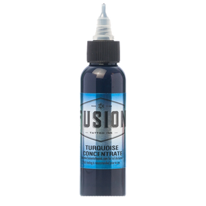 Turquoise Concentrate tattoo ink bottle by Fusion