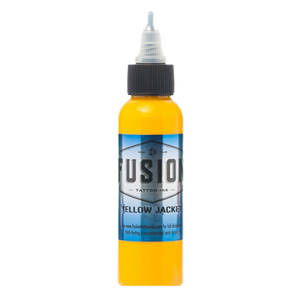 Yellow Jacket tattoo ink bottle by Fusion