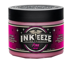 Tub of Pink Tattoo Ointment by INK-EEZE