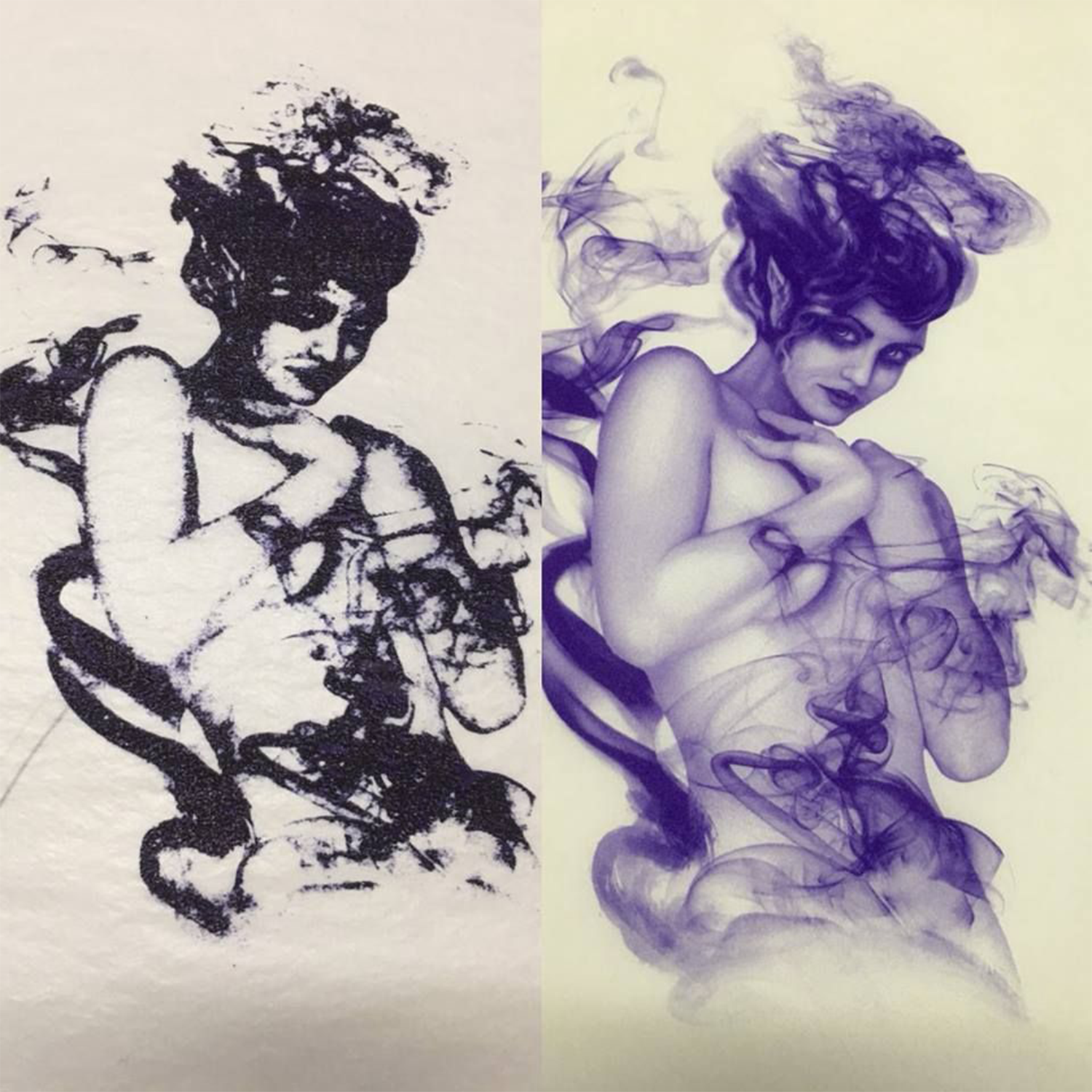 Conversion of a photo to Inkjet Tattoo Stencil Prep