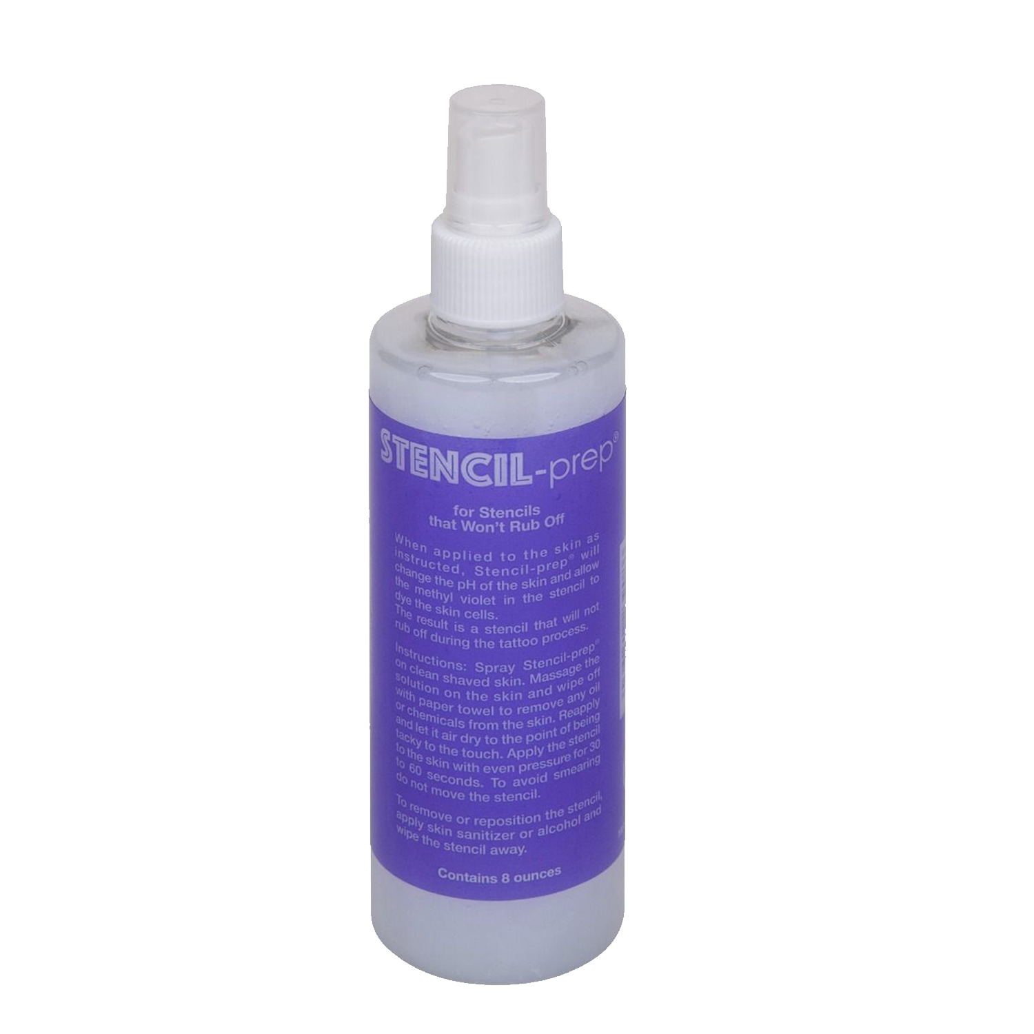 Bottle of Inkjet Tattoo Stencil Prep Spray