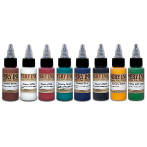 1oz tattoo ink set of Bowery by Intenze