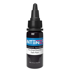 1oz tattoo ink bottle of Andy Engel Dark Plum by Intenze