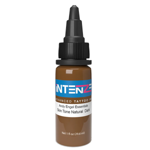 1oz tattoo ink bottle of Andy Engel skin tone dark by Intenze