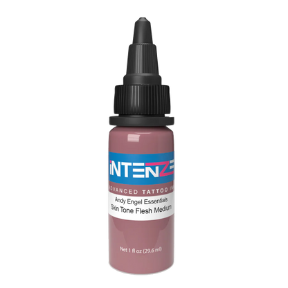 1oz tattoo ink bottle of Andy Engel Skin Tone Medium by Intenze