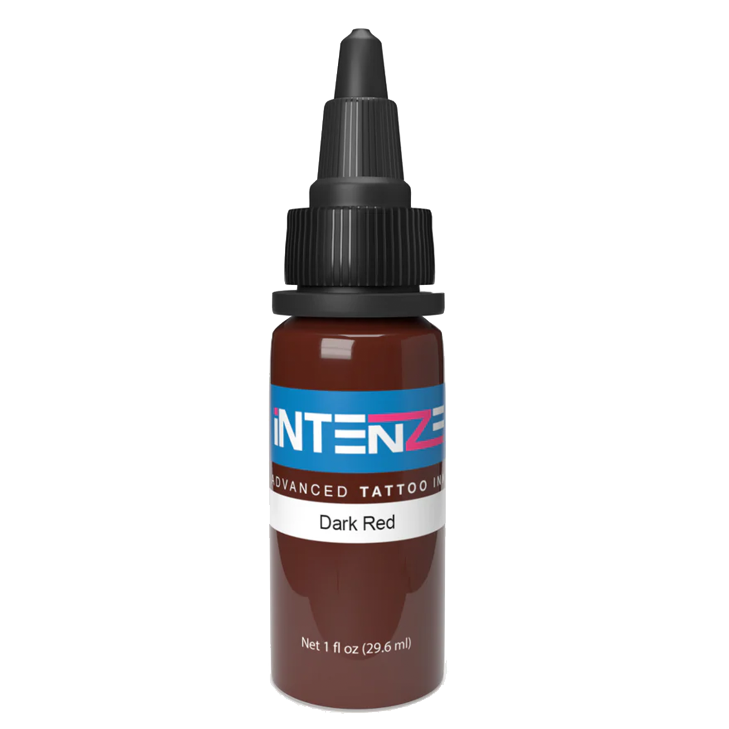 1oz tattoo ink bottle of Dark Red by Intenze