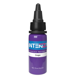 1oz tattoo ink bottle of Grape by Intenze