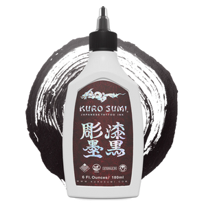 6oz tattoo ink bottle of Kuro Sumi Bronze Shading 