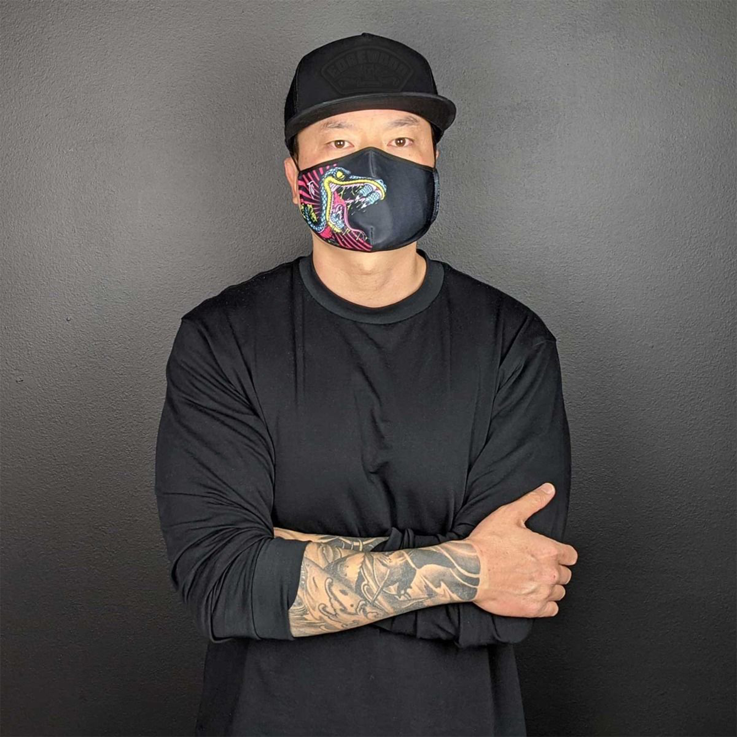 Tattoo Artist face mask by T F Cobra