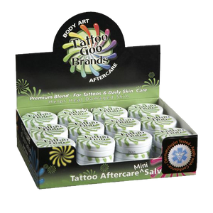 A 24-pack of Tattoo Goo Mini Aftercare balms