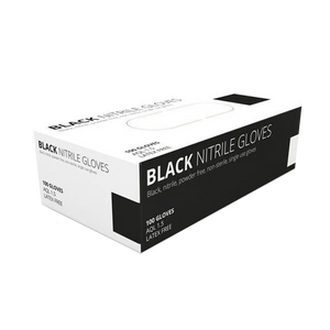 Box of Black Nitrile Gloves by Unigloves