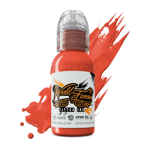 Bora Bora Peach 1oz bottle by World Famous Tattoo Ink