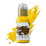 Canary Yellow 1oz bottle by World Famous Tattoo Ink