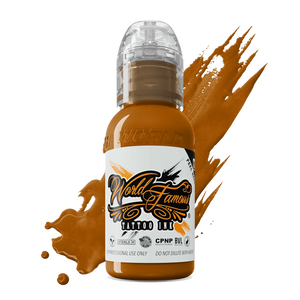 Caramel 1oz bottle by World Famous Tattoo Ink