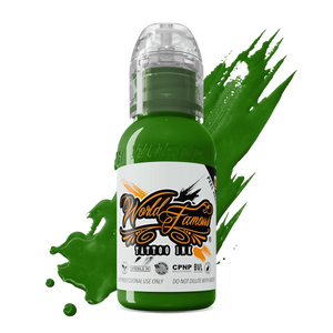 Everglades Green 1oz bottle by World Famous Tattoo Ink