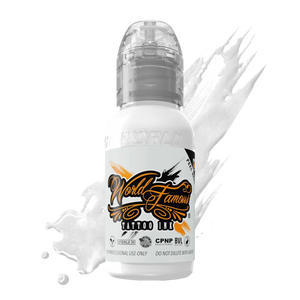 Fuji Mountain Mixing White 1oz bottle by World Famous Tattoo Ink