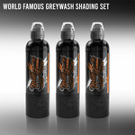 Greywash Shading Tattoo Ink Set by World Famous