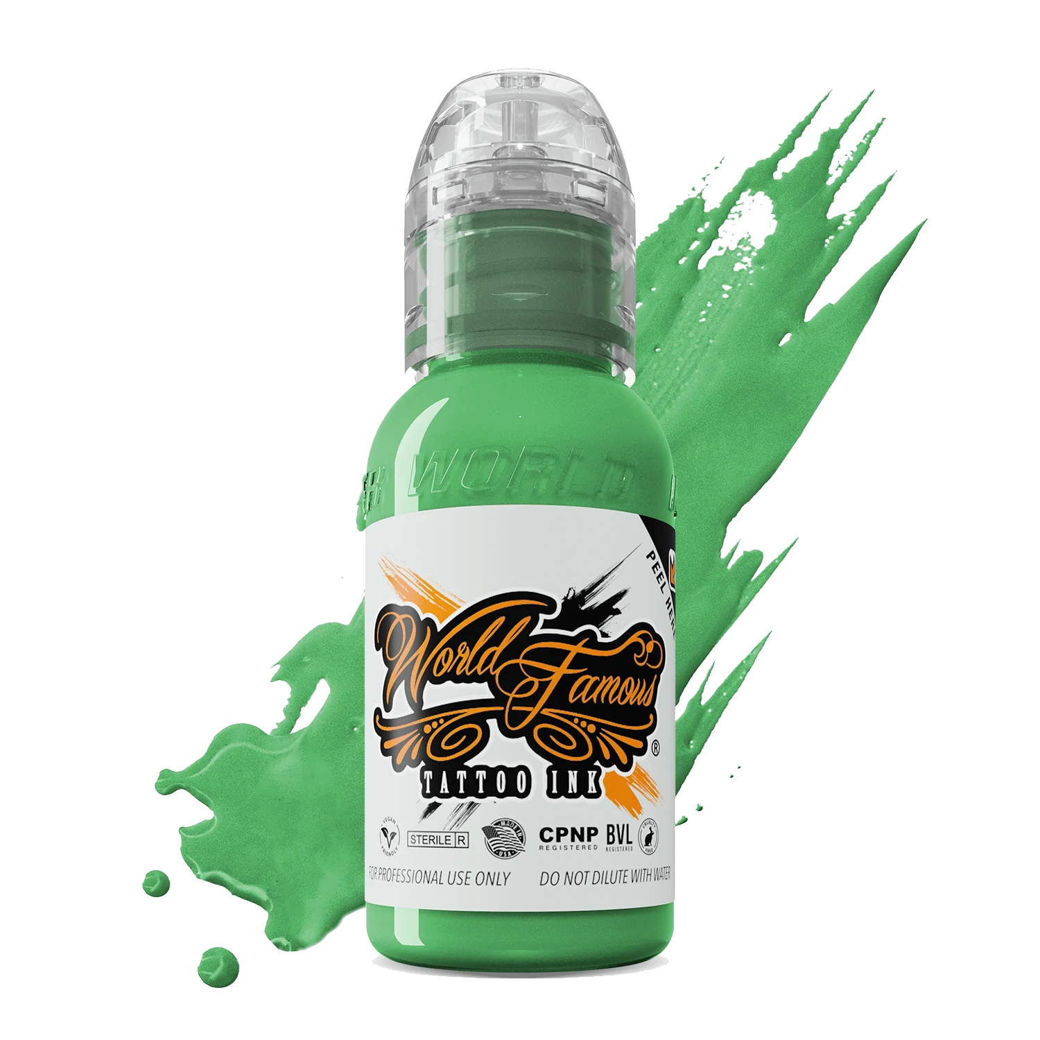 Ireland Green 1oz bottle by World Famous Tattoo Ink