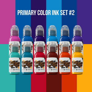 Primary Tattoo Ink Set #2 by World Famous