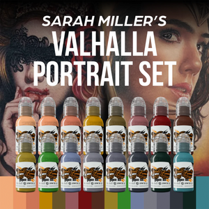 Sarah Miller's Valhalla Portait Tattoo Ink Set by World Famous