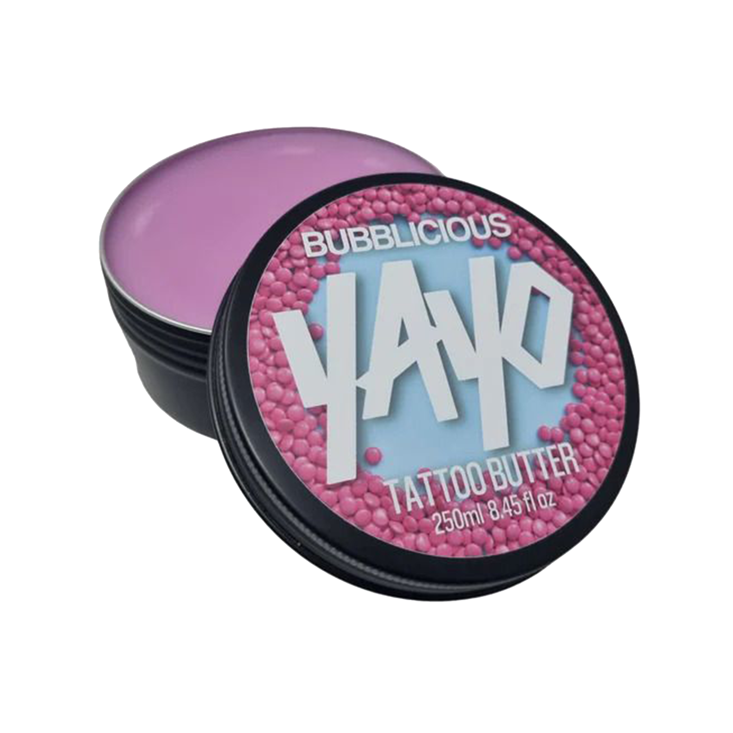 Container of Bubblicious Tattoo Butter 250ml by YAYO