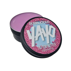 Container of Bubblicious Tattoo Butter 250ml by YAYO