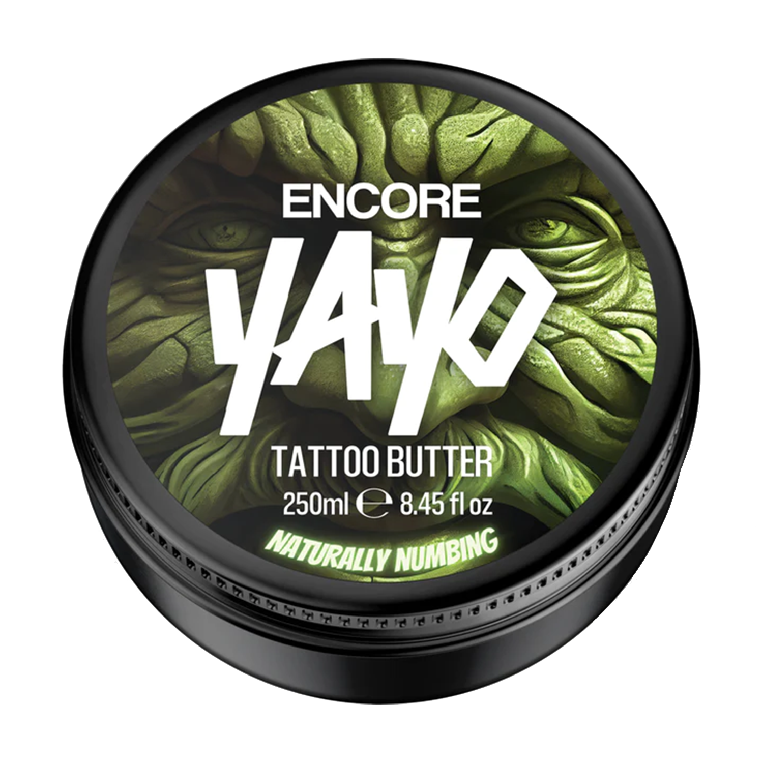 250ml container of Encore Tattoo Numbing Butter by YAYO