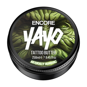 250ml container of Encore Tattoo Numbing Butter by YAYO