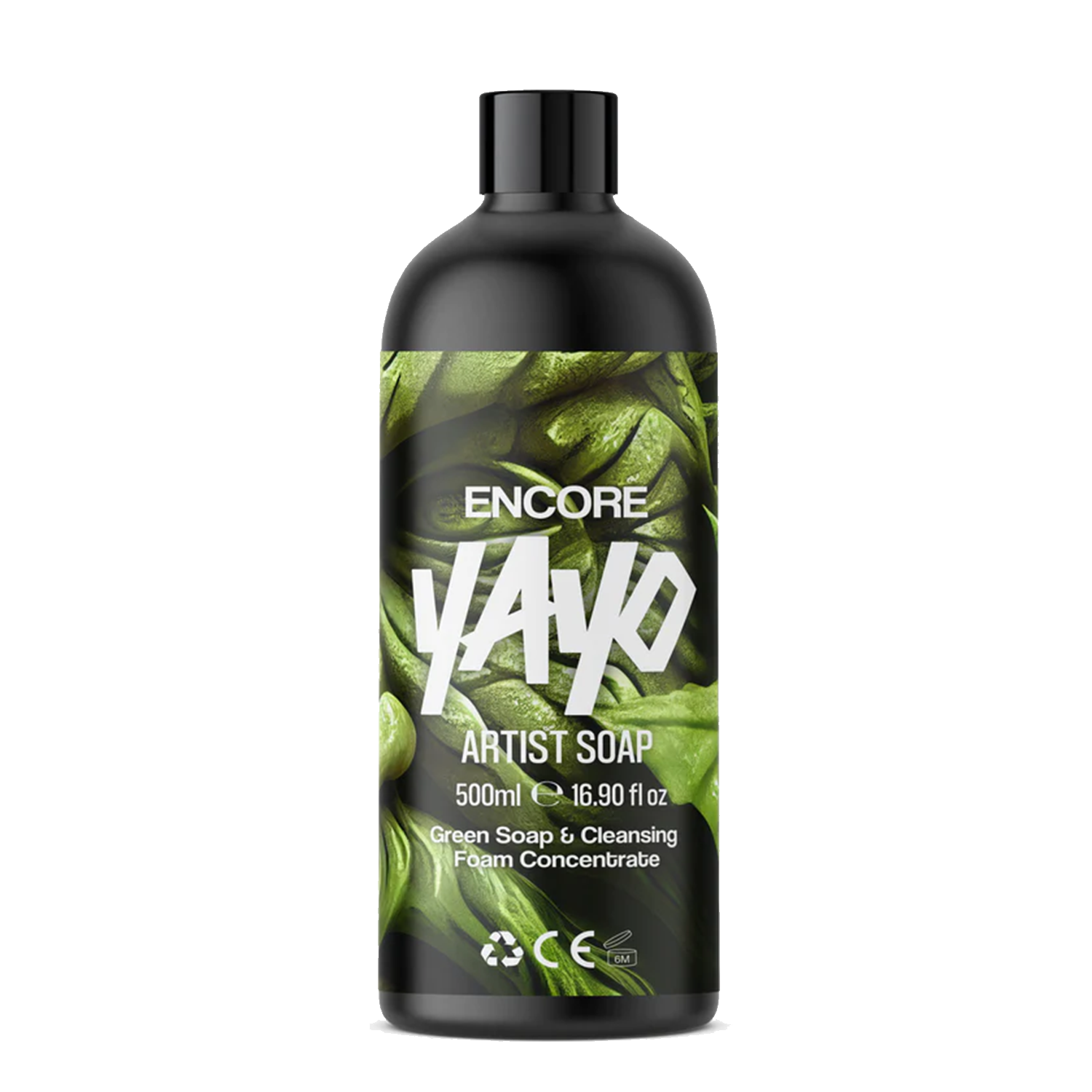 Bottle of Green Soap & Cleansing Foam 500ml by YAYO